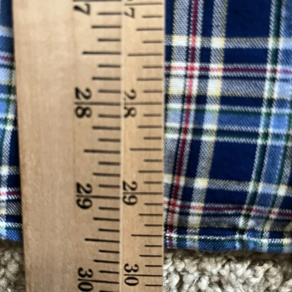 Polo Ralph Lauren Mens Medium‎  Multi Color Plaid Long Sleeve Button Flesh Pony